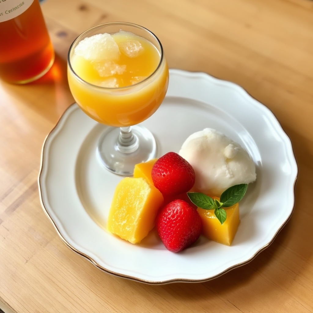 Zitrus-Sorbet-Partypunsch
