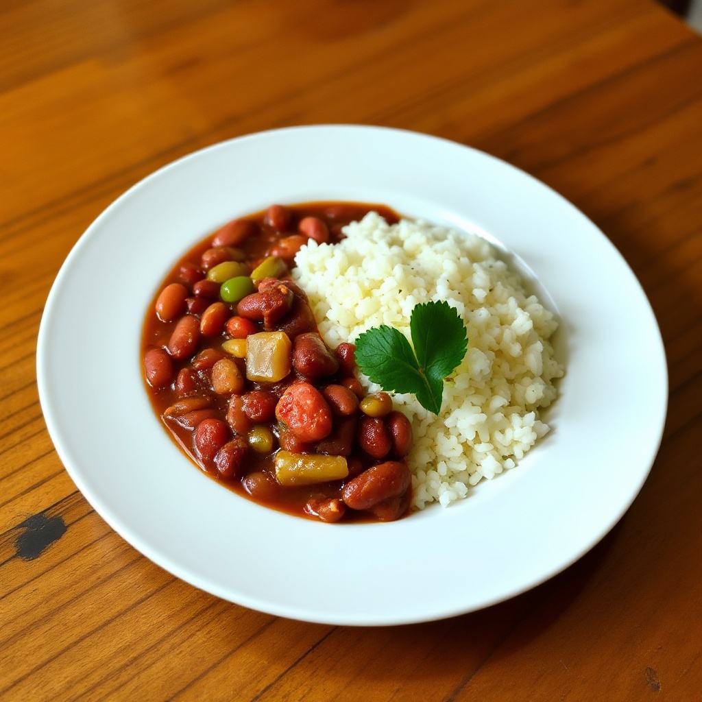 Kreolische rote Bohnen mit Andouille-Wurst