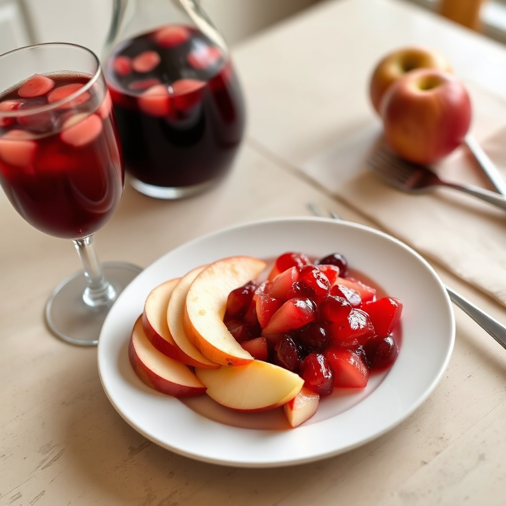Cranberry Apple Delight Martini