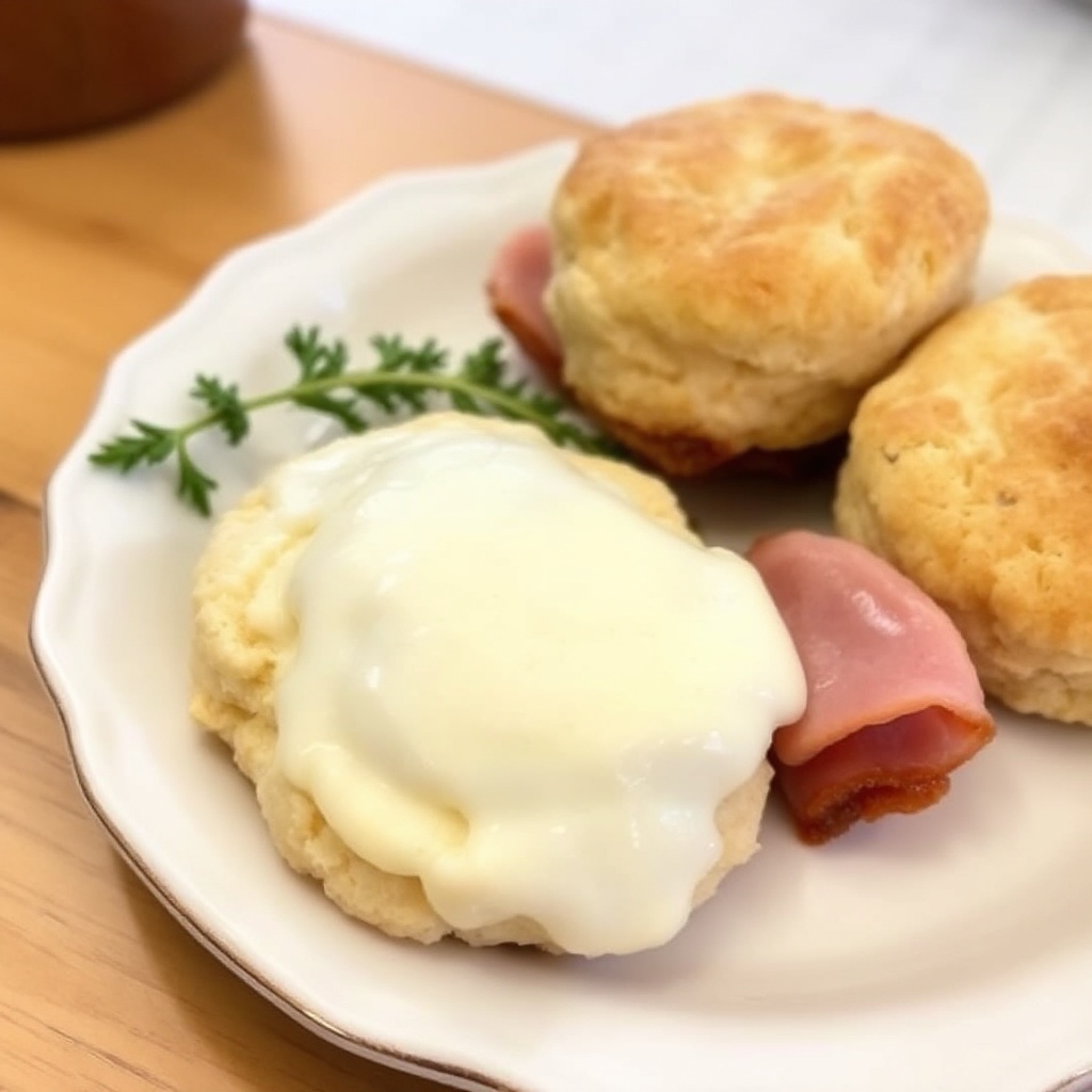 Herzhafte Buttermilch-Brötchen mit Land-Schinken