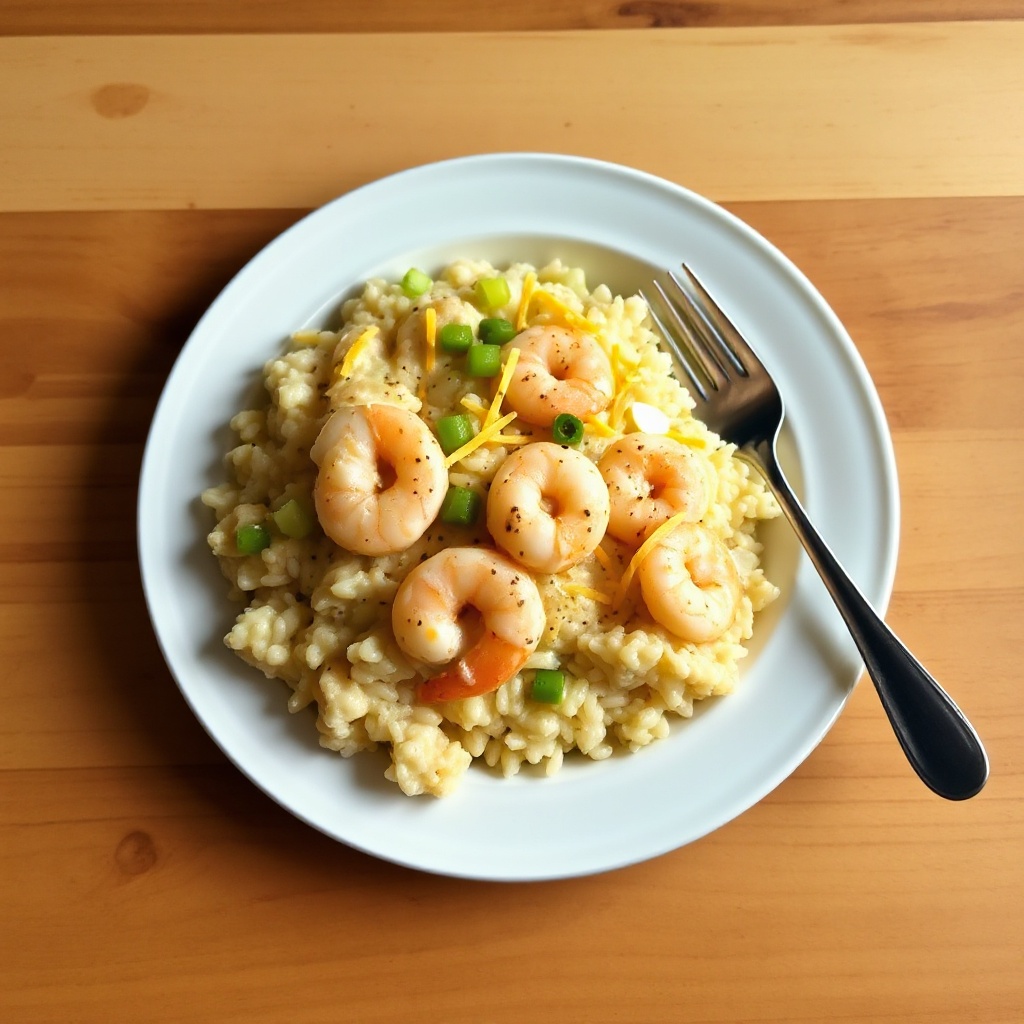 Creamy Shrimp and Rice Bake