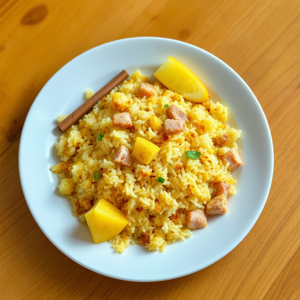 Tropical Pineapple Ham Fried Rice