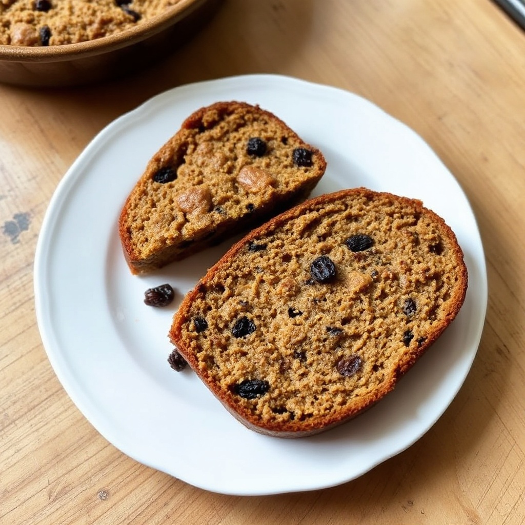 Gesundes Melasse-Rosinenbrot