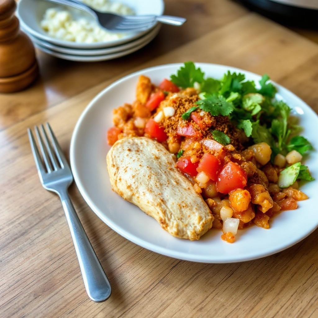 Langsamkocher Zesty Hähnchen Fiesta