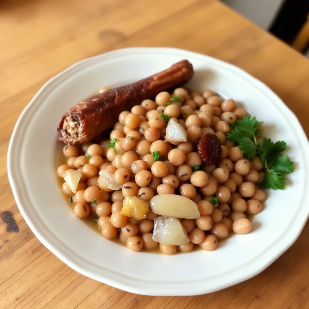 Herzhafte Südstaaten Schwarzaugenbohnen Delikatesse
