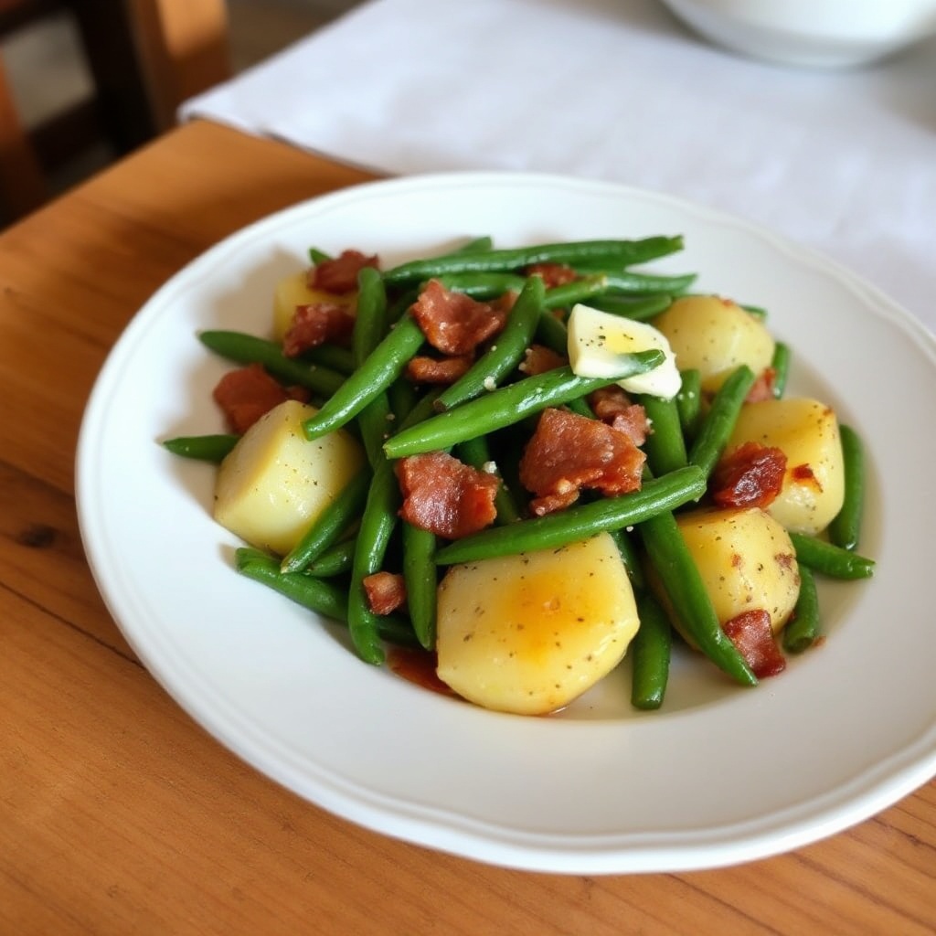 Southern-Style Green Beans and Potatoes
