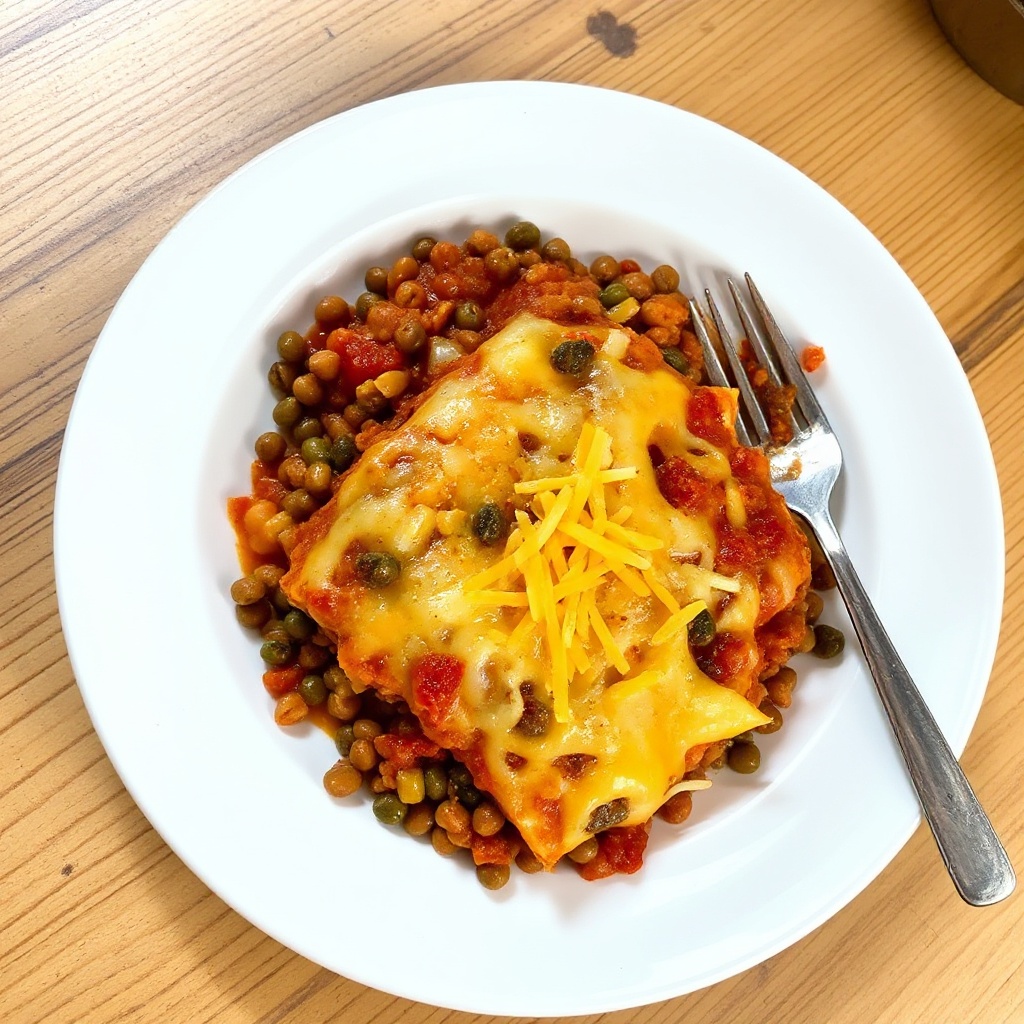 Lentil Tamale Bake