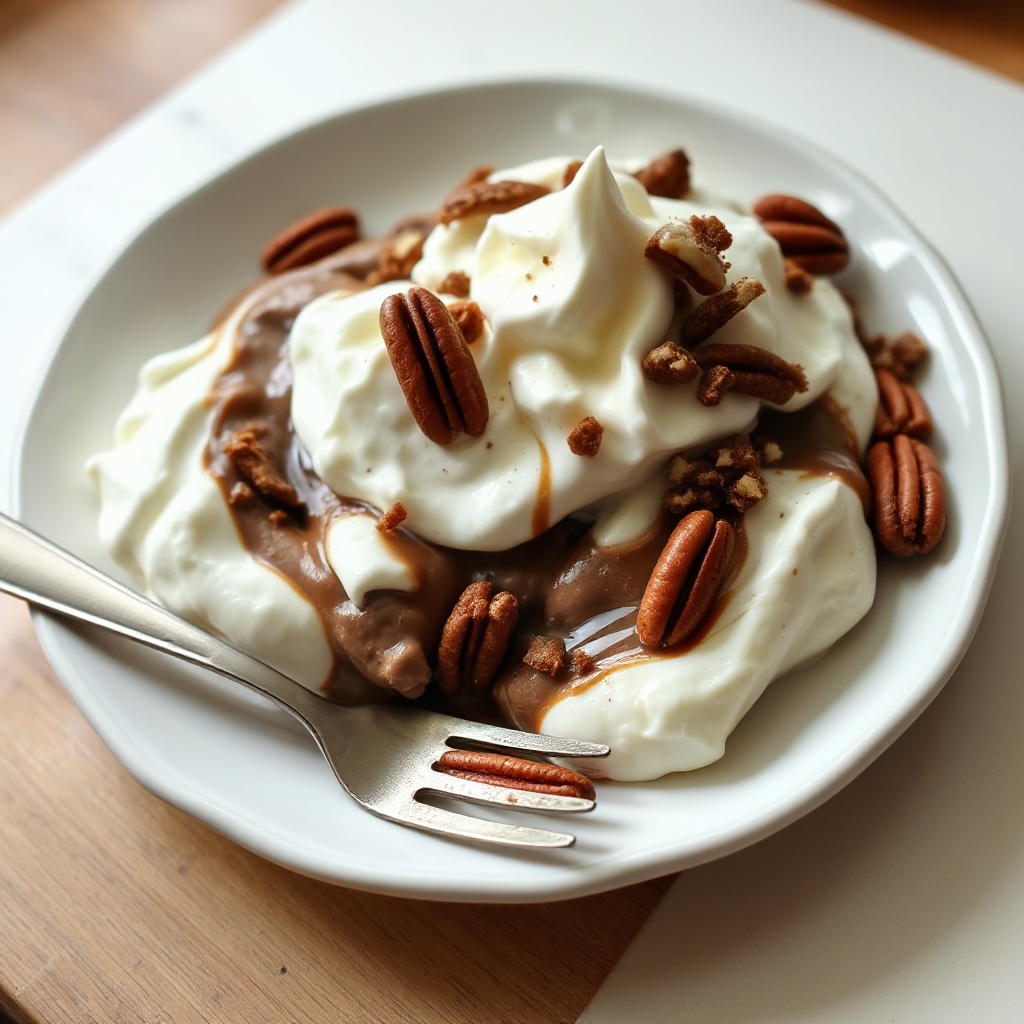 Chocolate Pecan Cream Delight