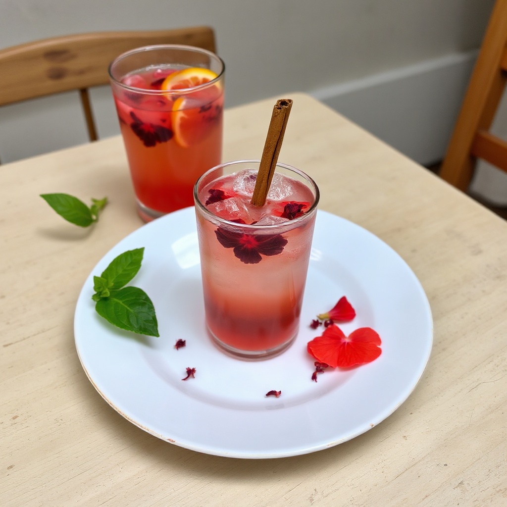 Gekühlter Hibiskus-Cooler