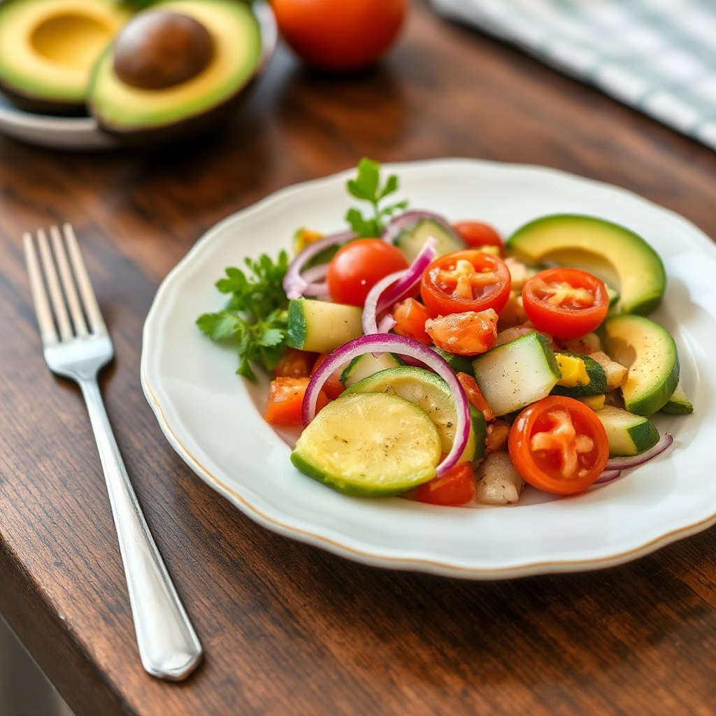 Zesty Avocado and Veggie Medley