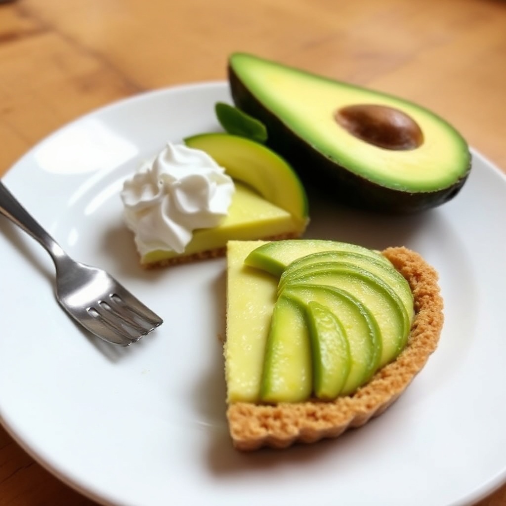 Creamy Lime Avocado Tart