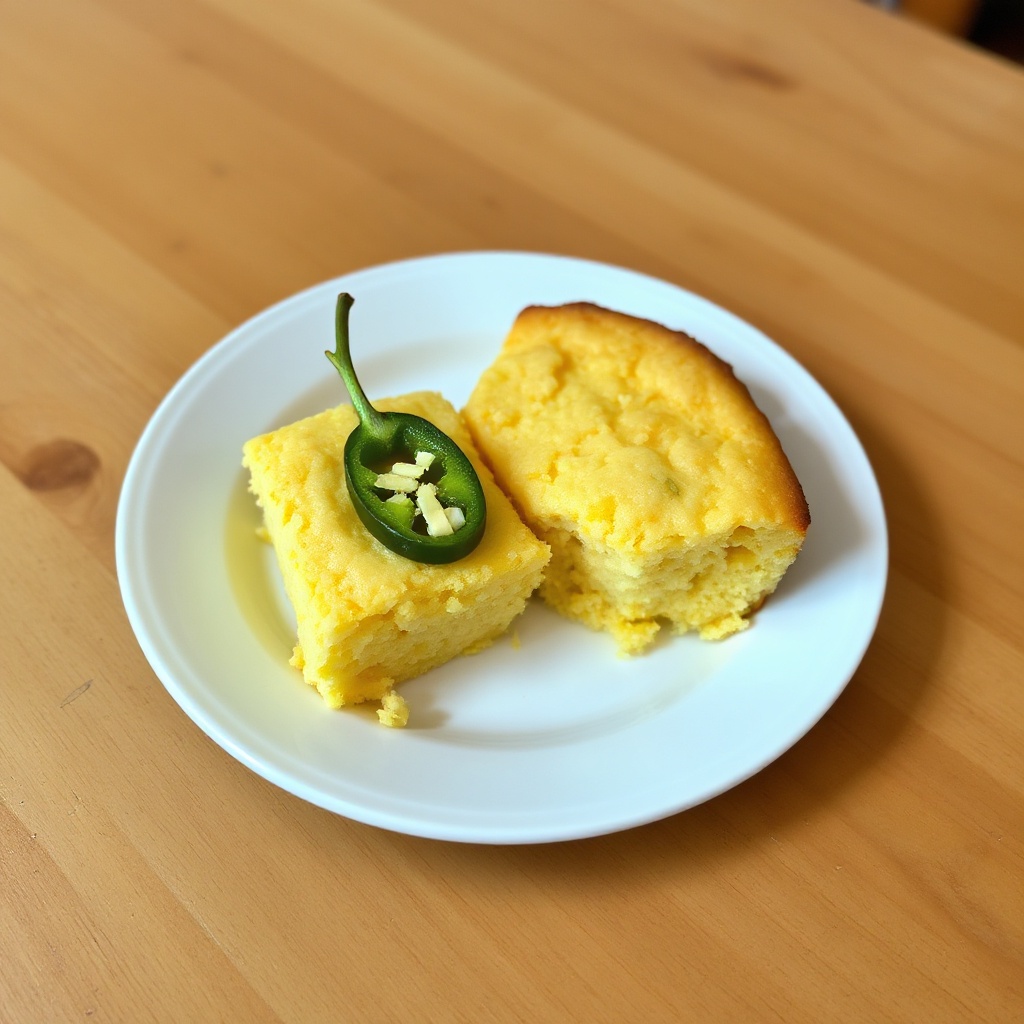Würziger Jalapeño-Cheddar-Maisbrot