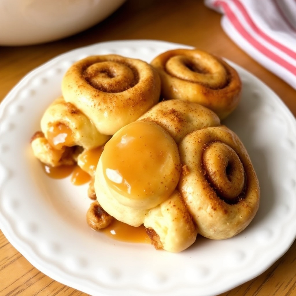Rotoli Festivi al Caramello e Cannella