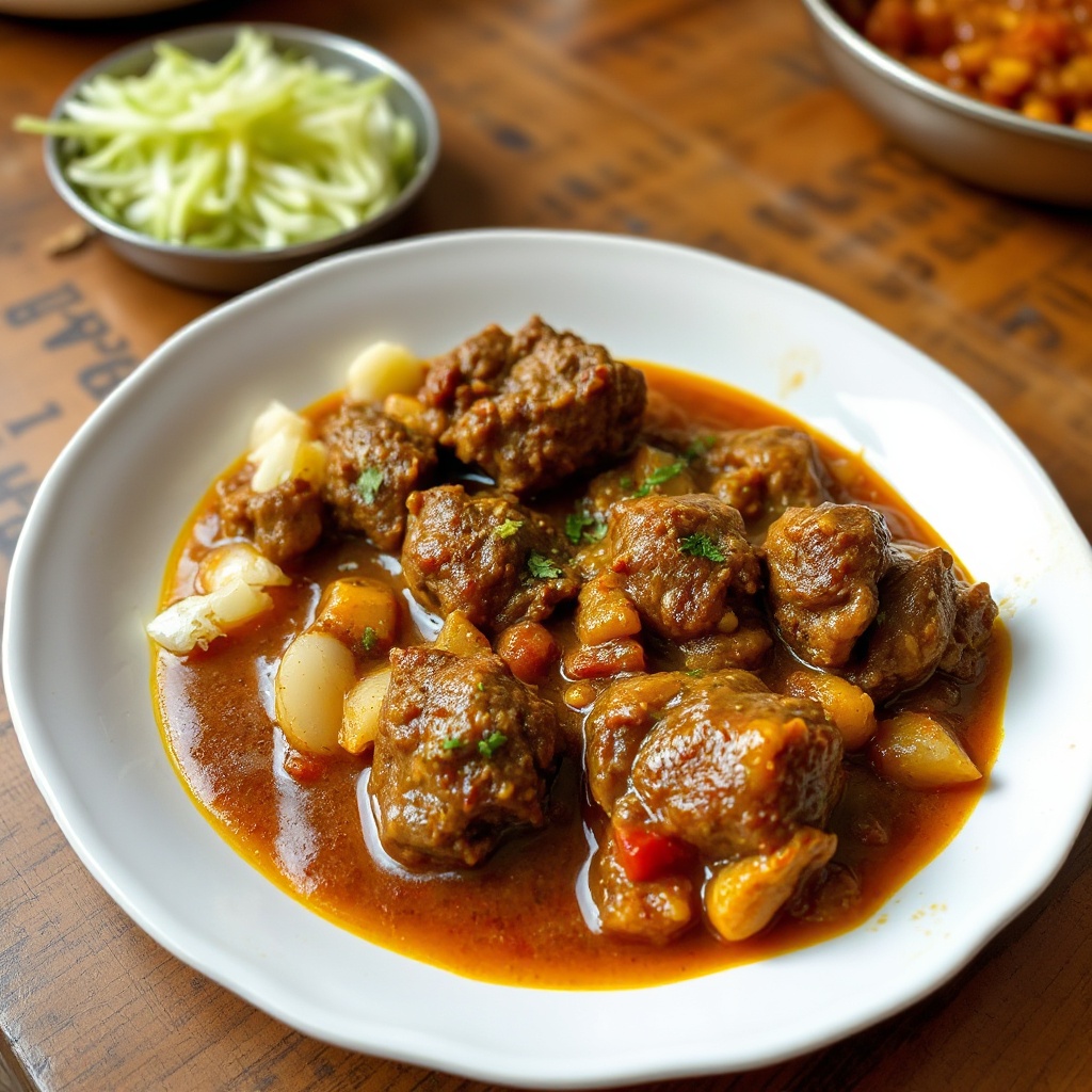 Gewürzter Lamm-Curry