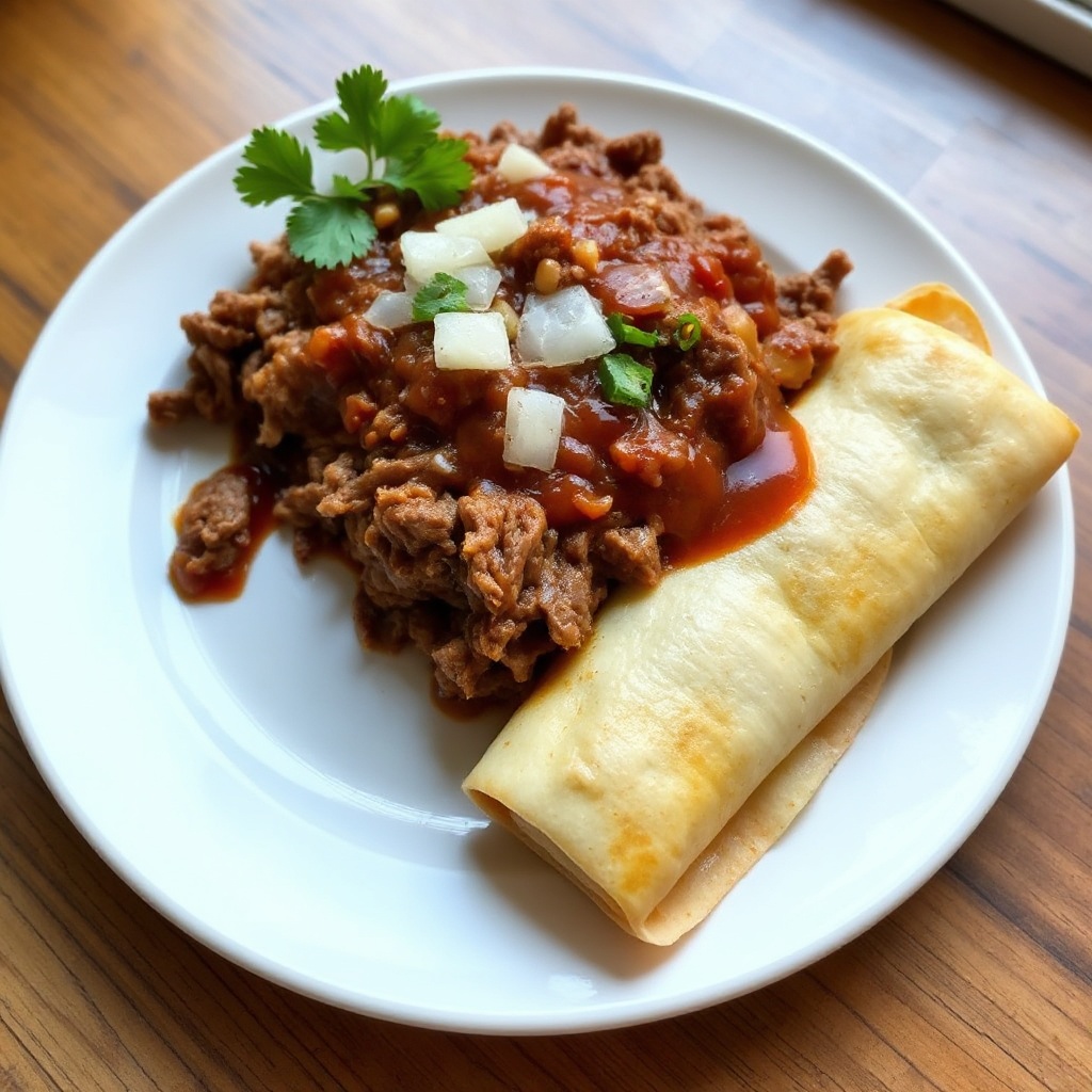 Enchiladas di Manzo Sfilacciato in Pentola Lenta