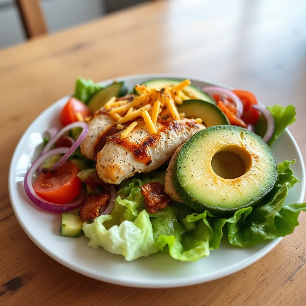 Grilled Chicken and Avocado Salad
