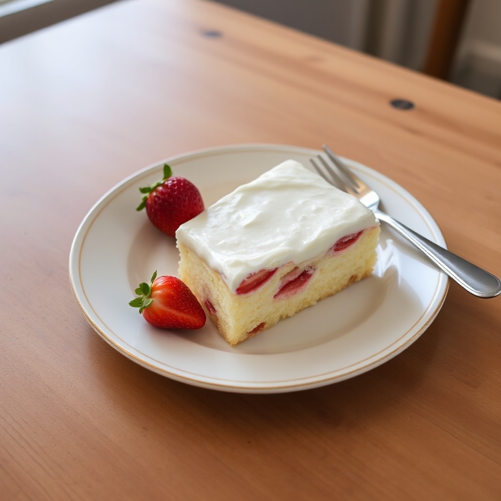 Strawberry Delight Cream Cake