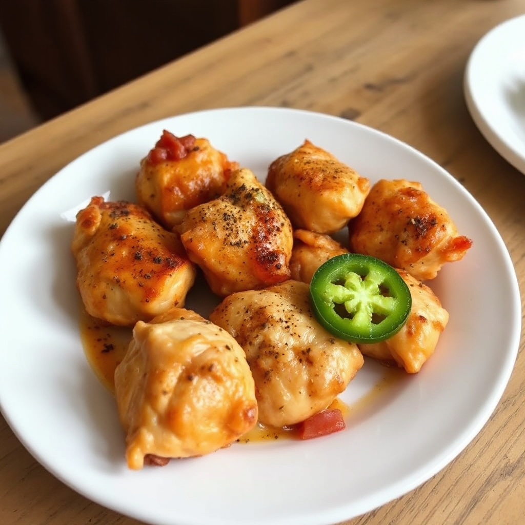 Spicy Chicken Jalapeño Bites