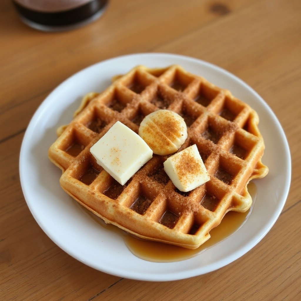 Waffle alla Cannella e Zucchero