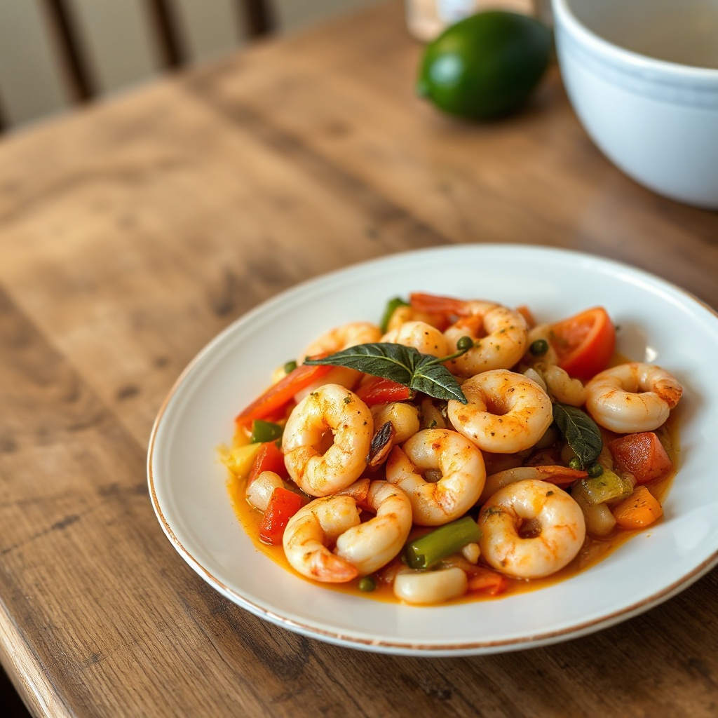 Zesty Shrimp Veracruz
