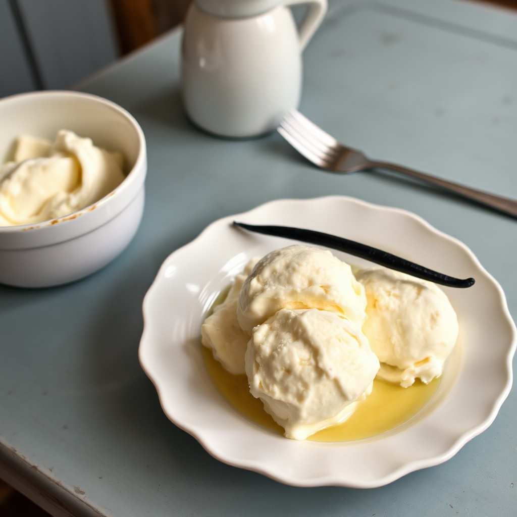 Creamy Vanilla Bean Ice Cream