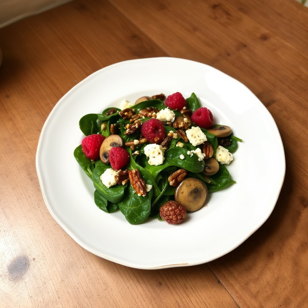 Savory Spinach and Mushroom Delight
