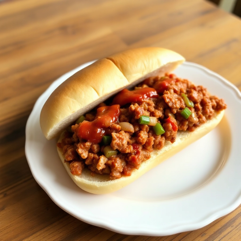Langsame Kochplatte Würzige Sloppy Joes