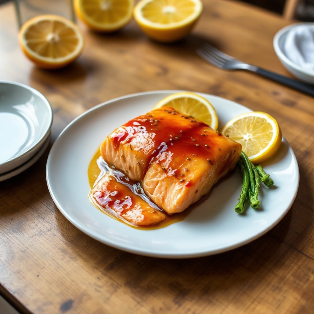 Citrus Ginger Glazed Salmon