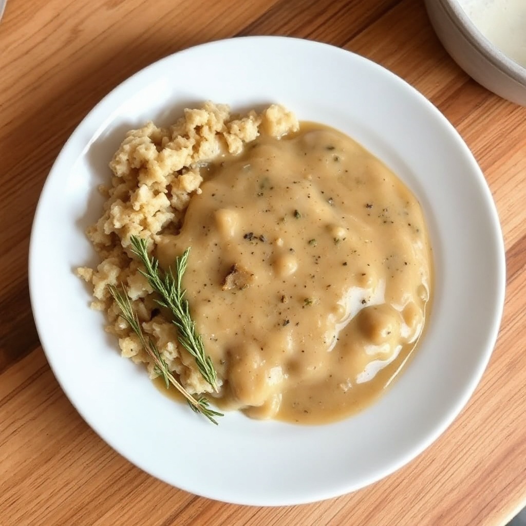 Herzhafte Kräuter-Vegan-Soße