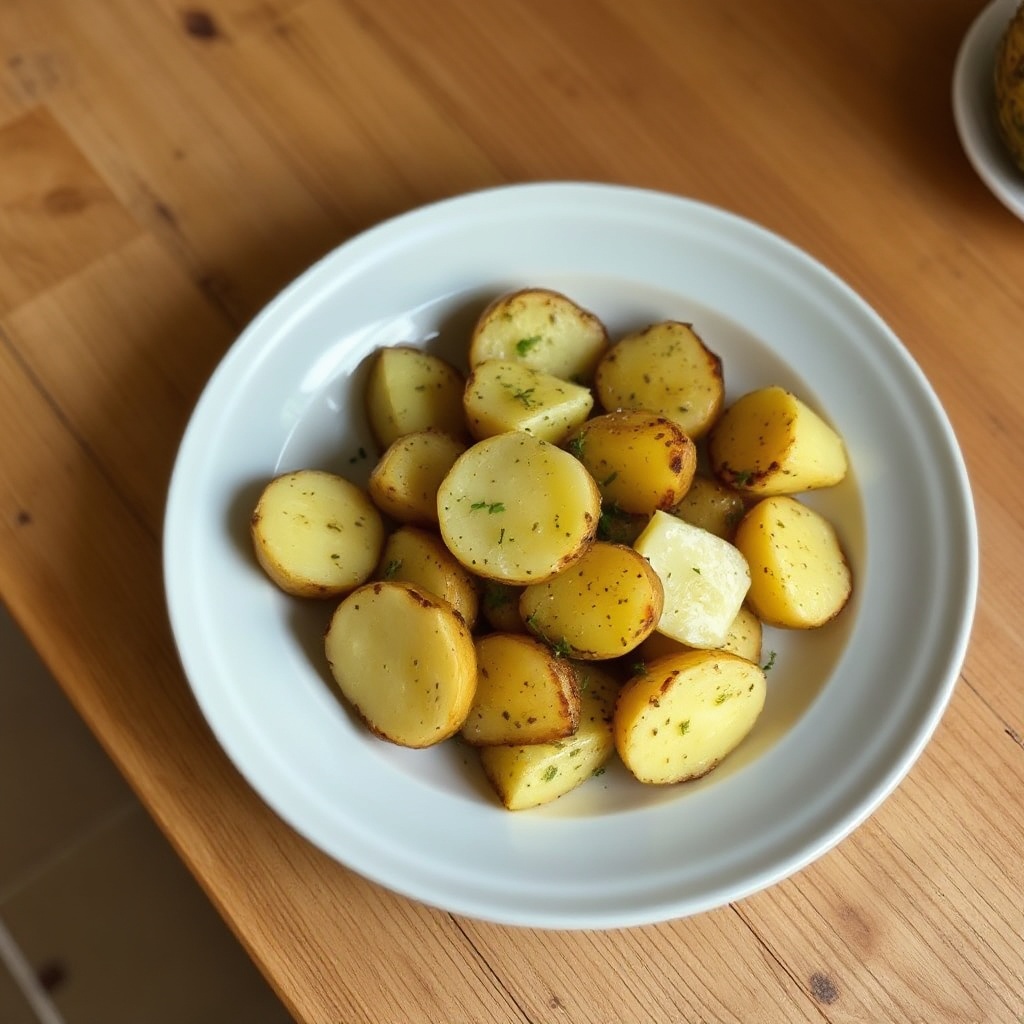 Patate Arrosto Croccanti al Limone e Erbe