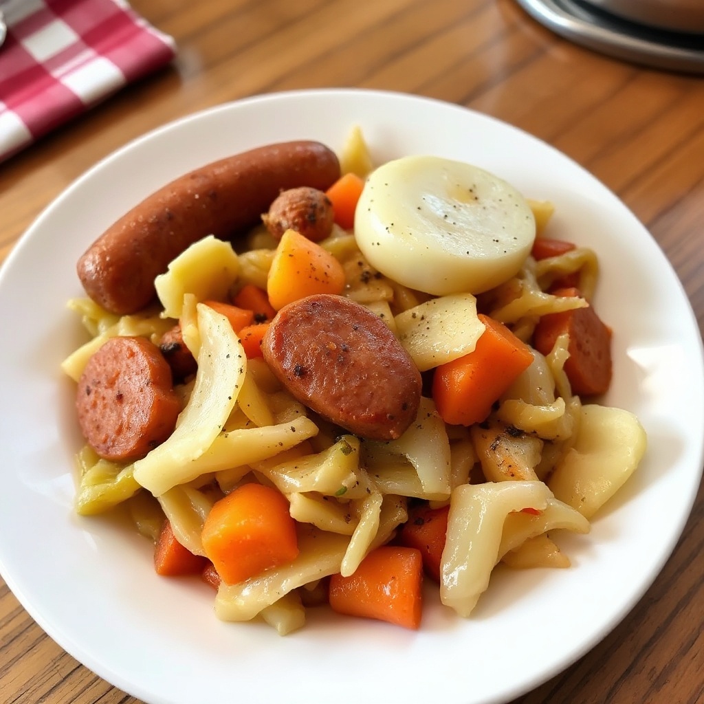 Padella di Cavolo e Salsiccia