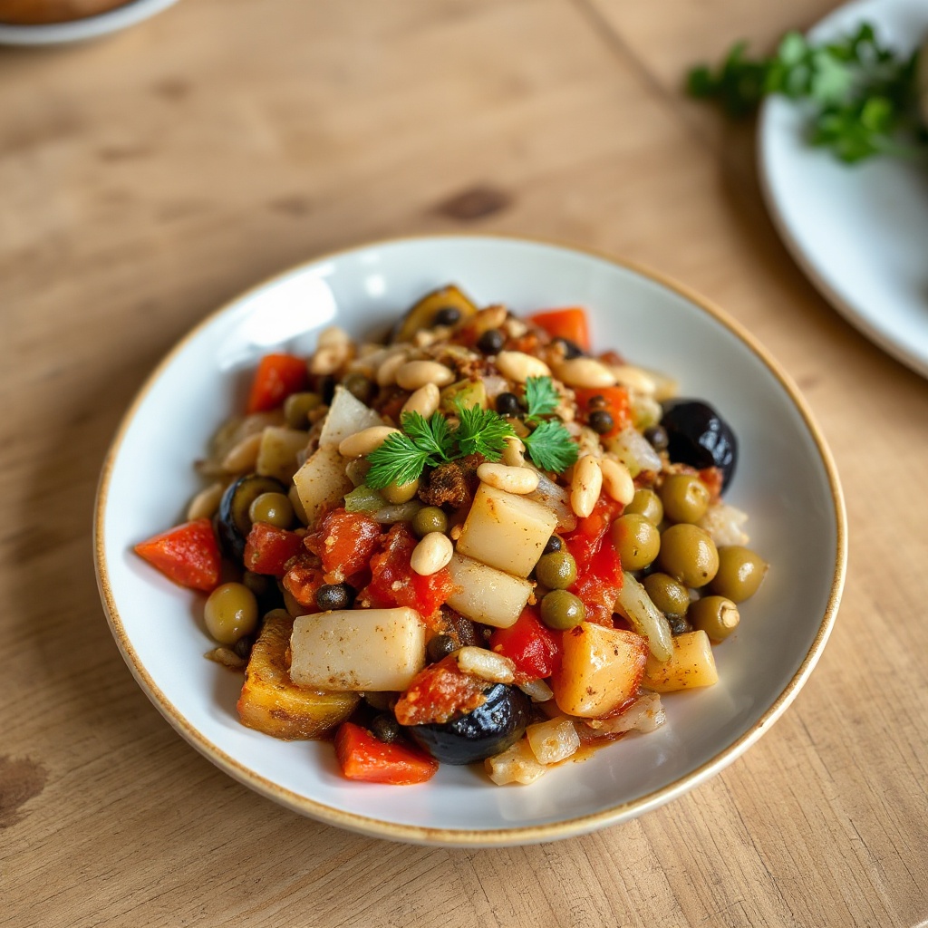 Mediterraneische Auberginen-Caponata