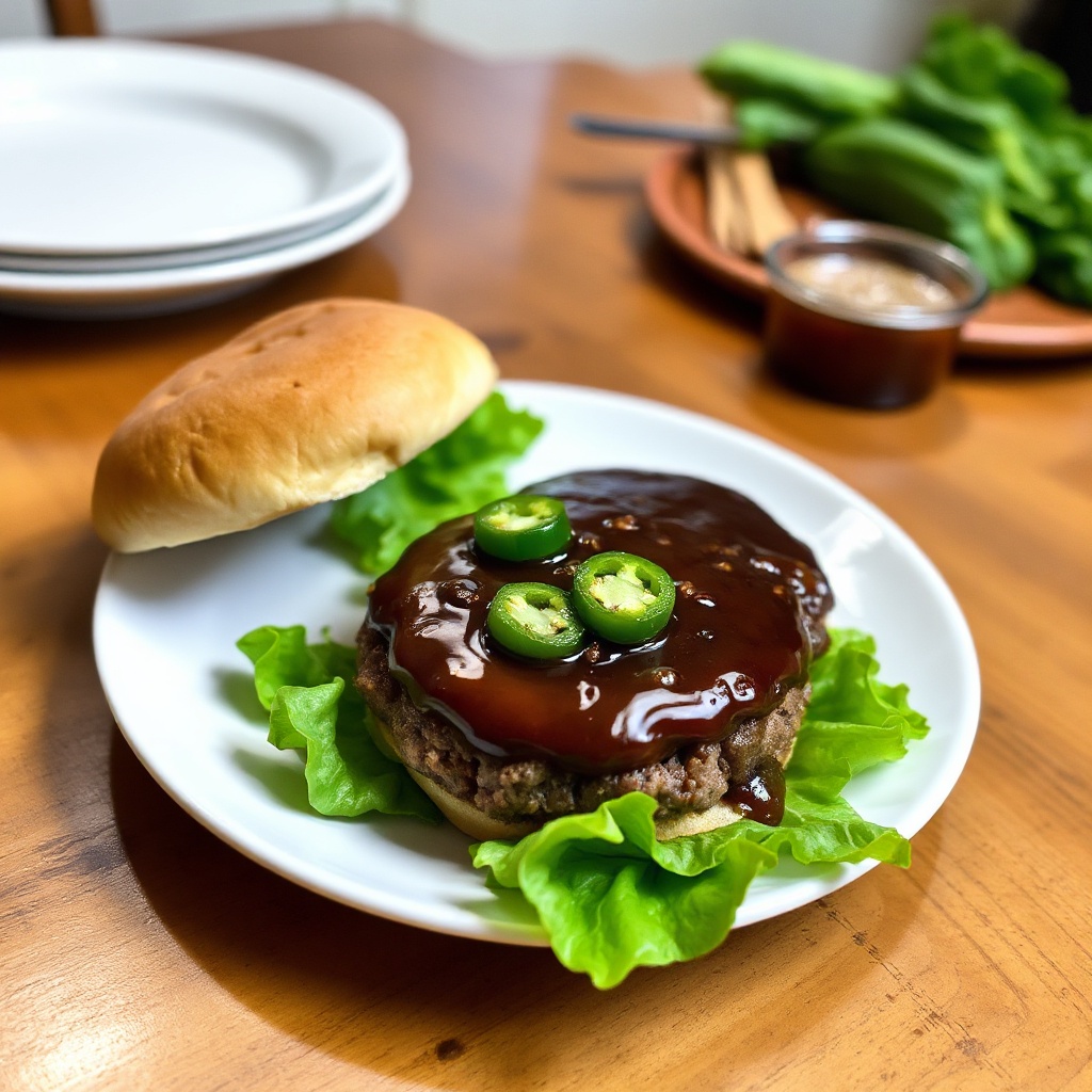 Hamburger Glassati al Jalapeño Affumicato
