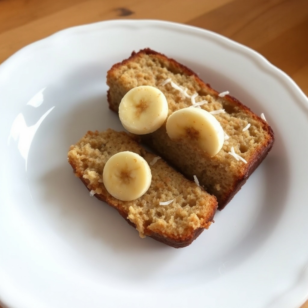Coconut-Banana Loaf with a Hint of Cinnamon