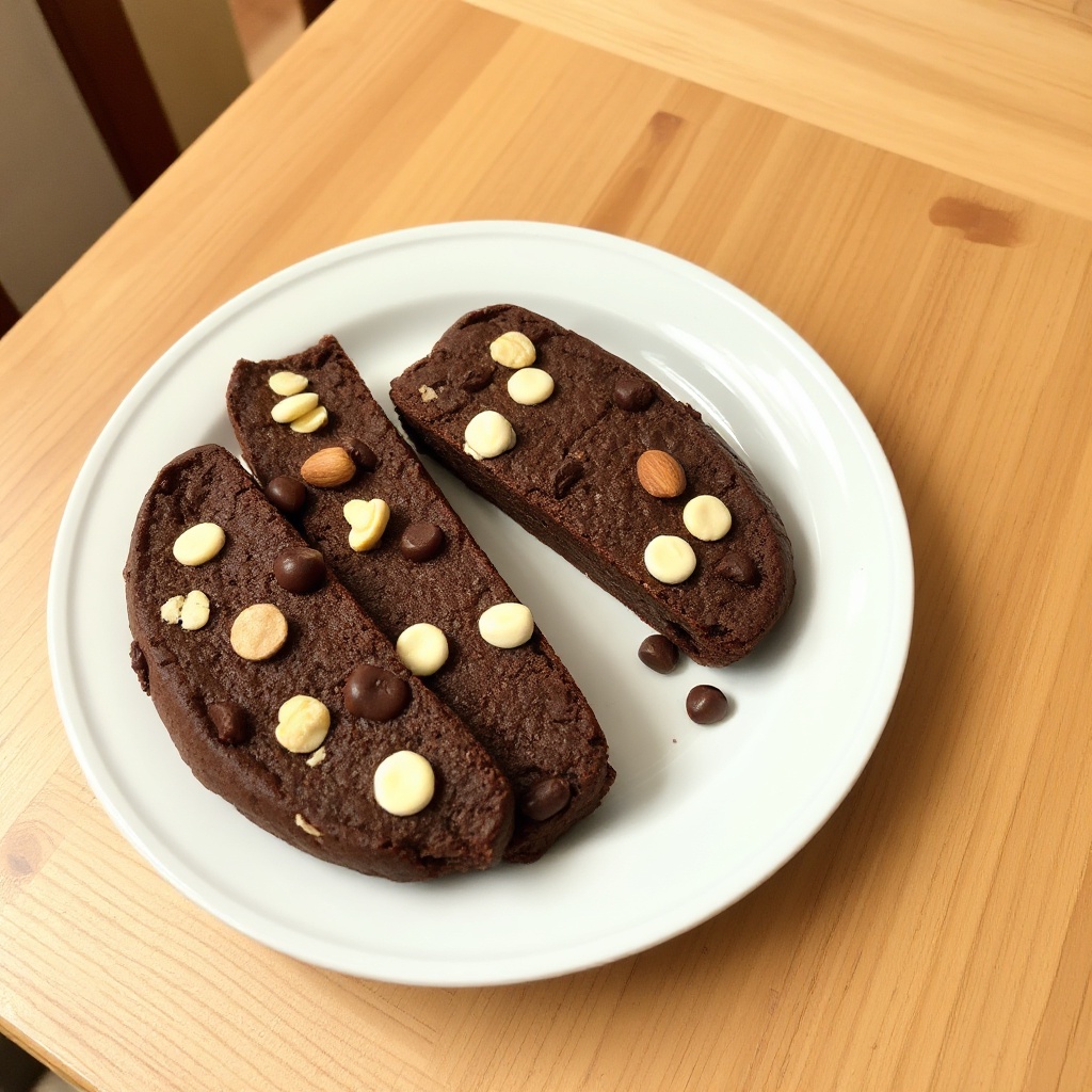 Double Chocolate Almond Biscotti