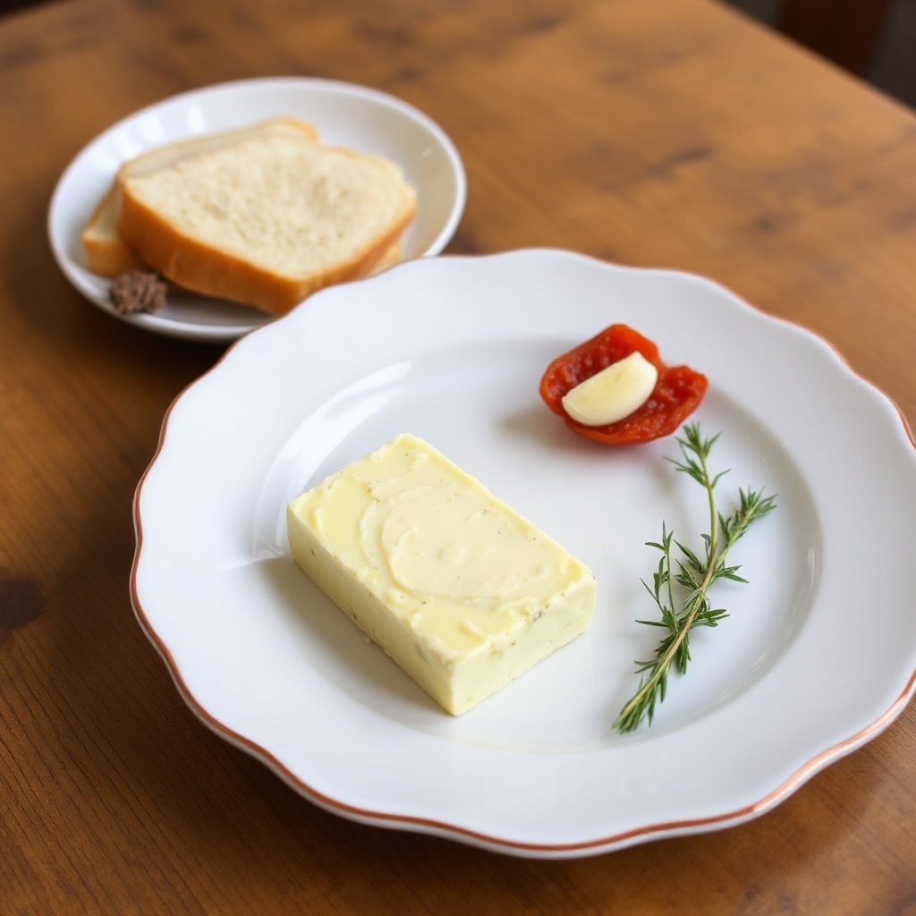 Herb and Tomato Infused Butter Spread