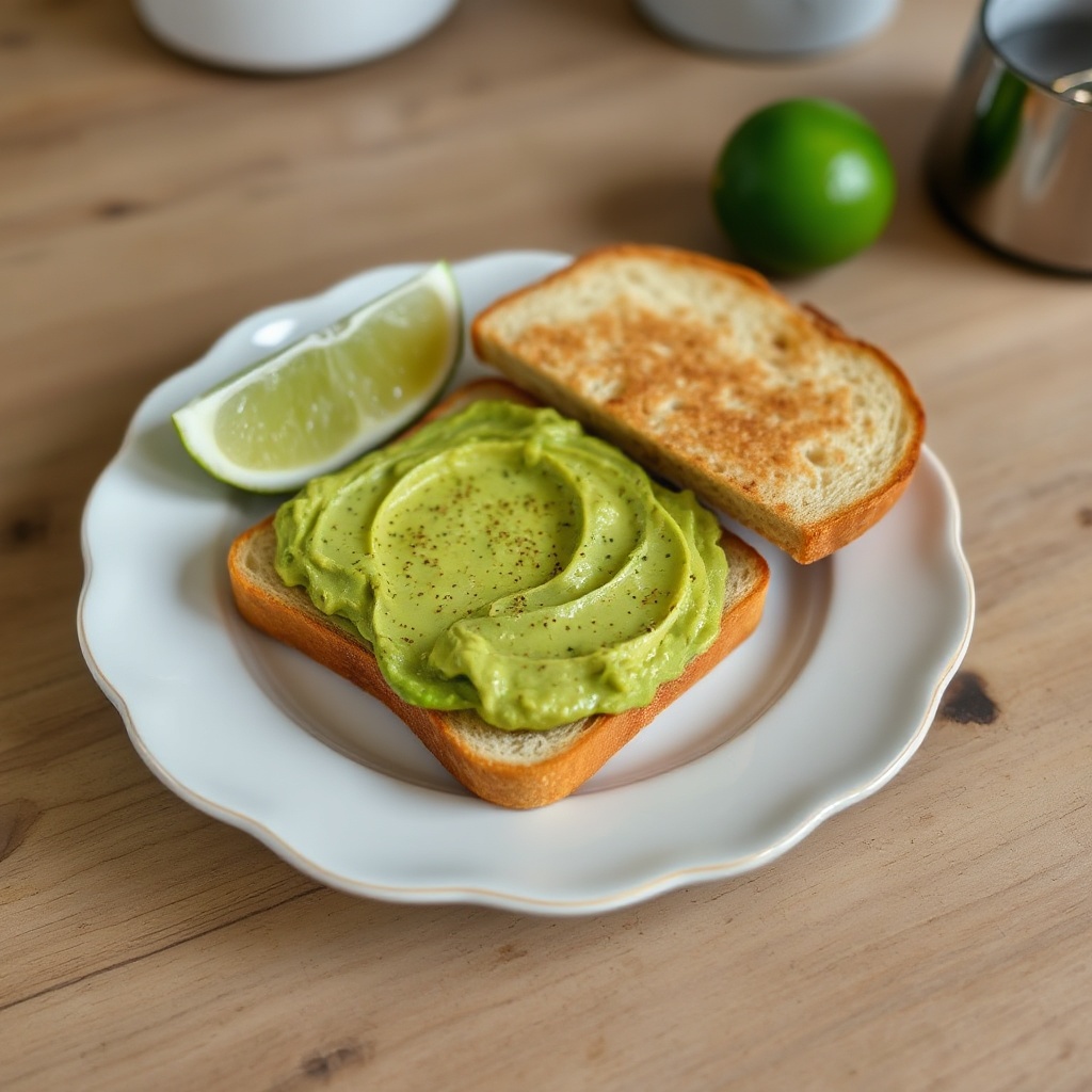 Würziger Avocado-Aufstrich Sandwich