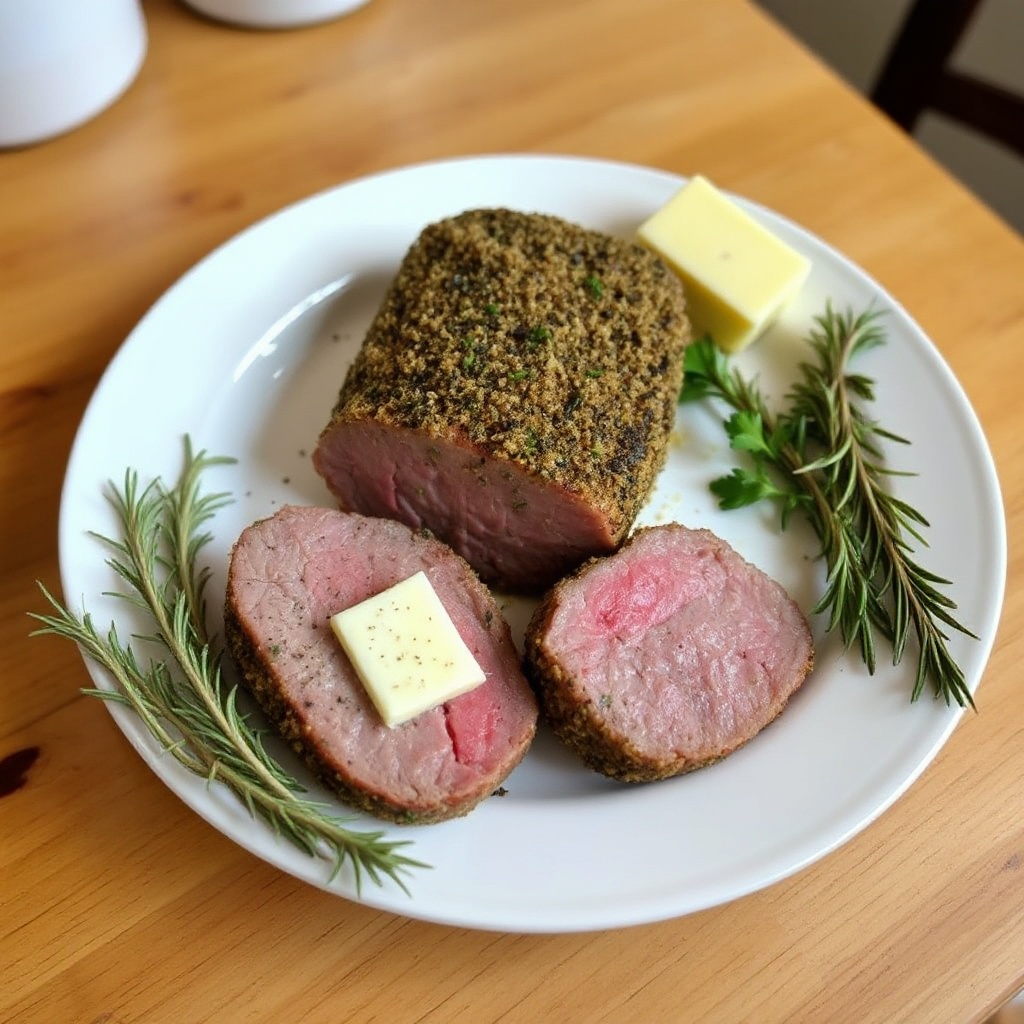 Filetto di Manzo con Crosta di Erbe