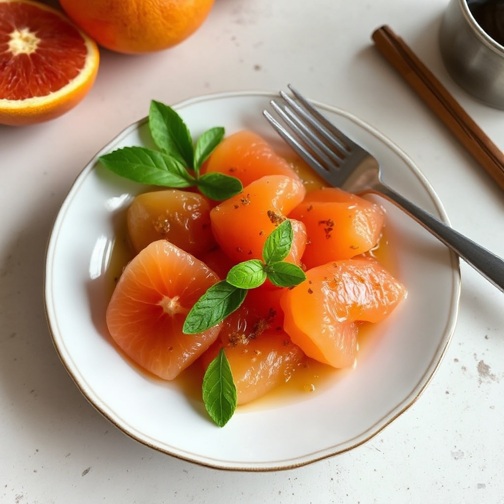 Karamellisierte Honig-Grapefruit-Delikatesse