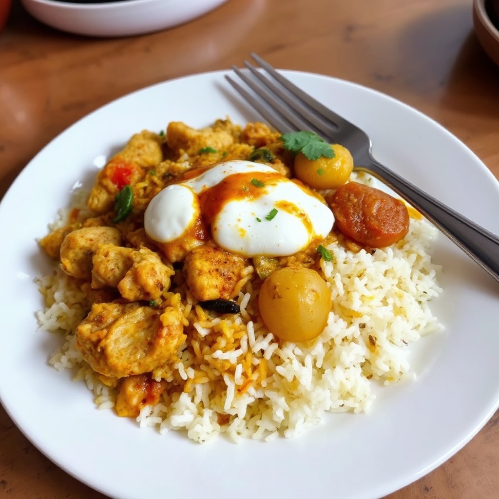 Gewürzte Sindhi Biryani