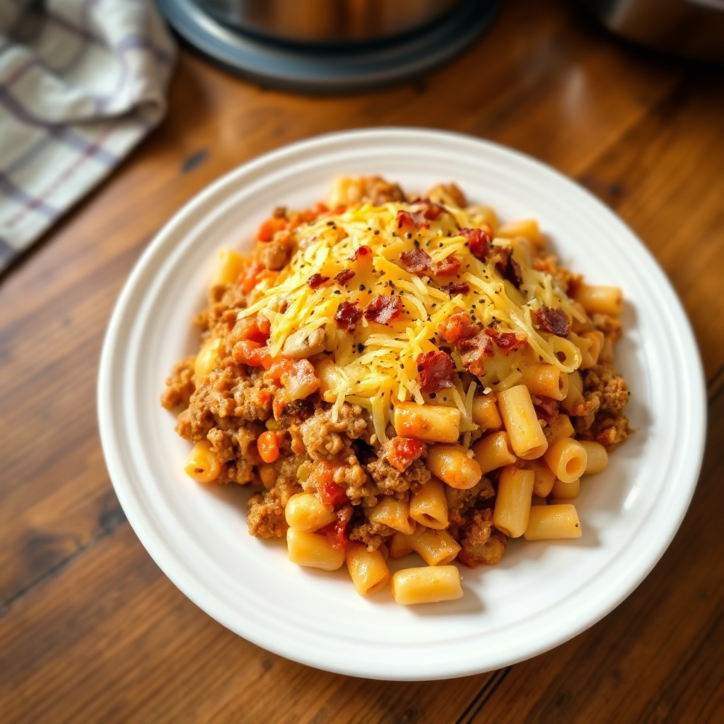 Pasta al Forno con Carne e Formaggio