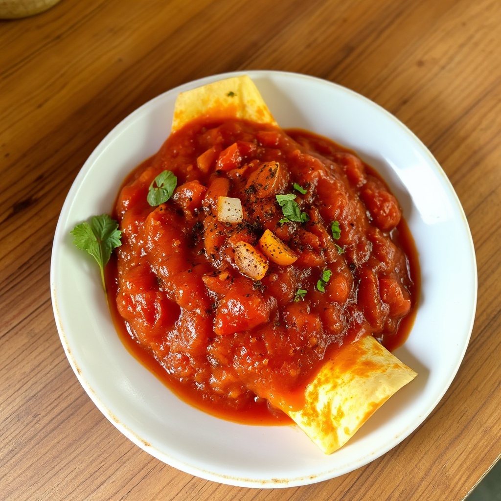 Hausgemachte würzige Enchilada-Sauce