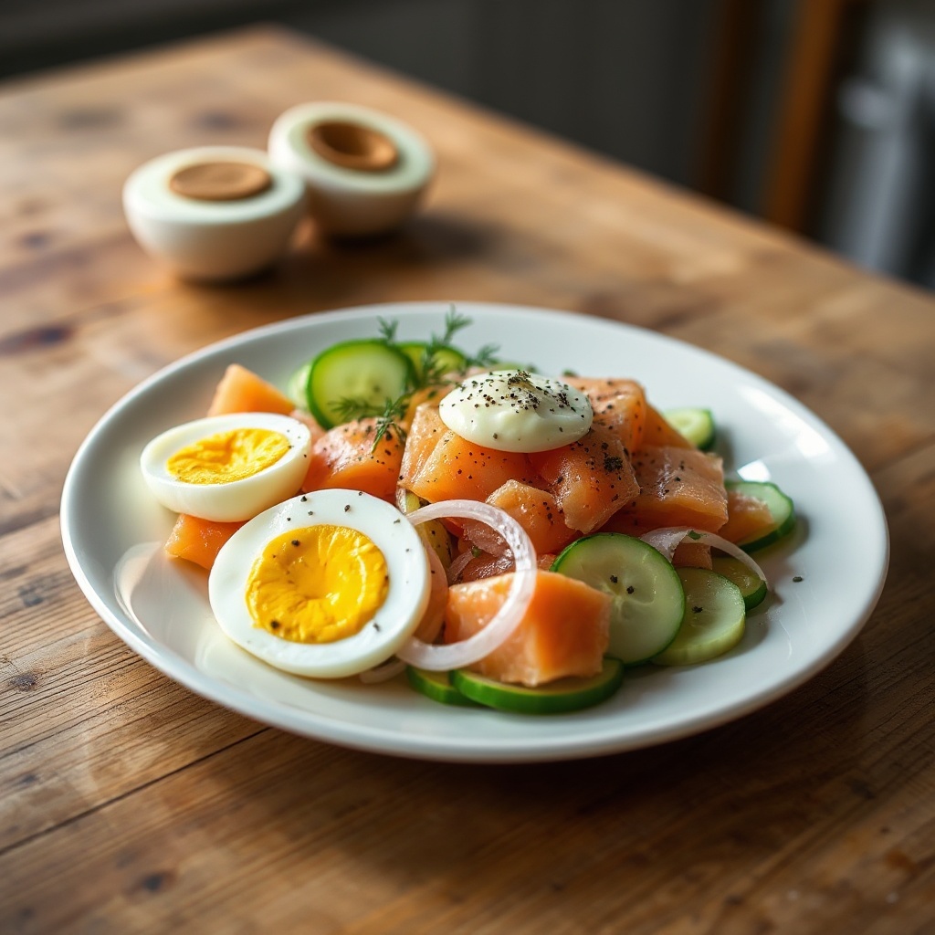 Zesty Salmon and Egg Salad