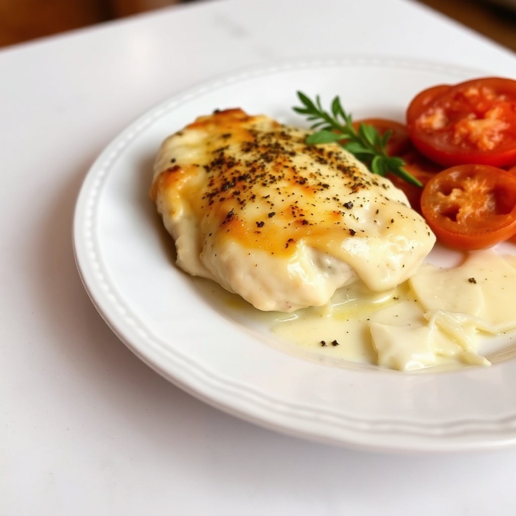 Creamy Garlic Chicken Bake