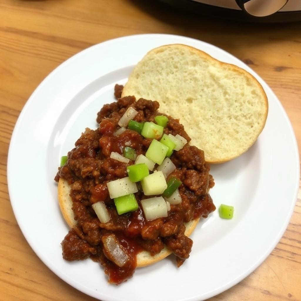 Herzhafte BBQ Sloppy Joes aus dem Slow Cooker