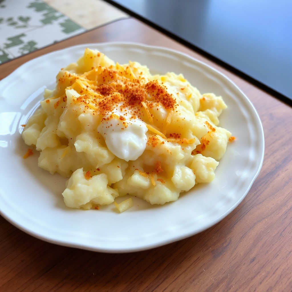 Cremiger Cheddar-Kartoffel-Auflauf