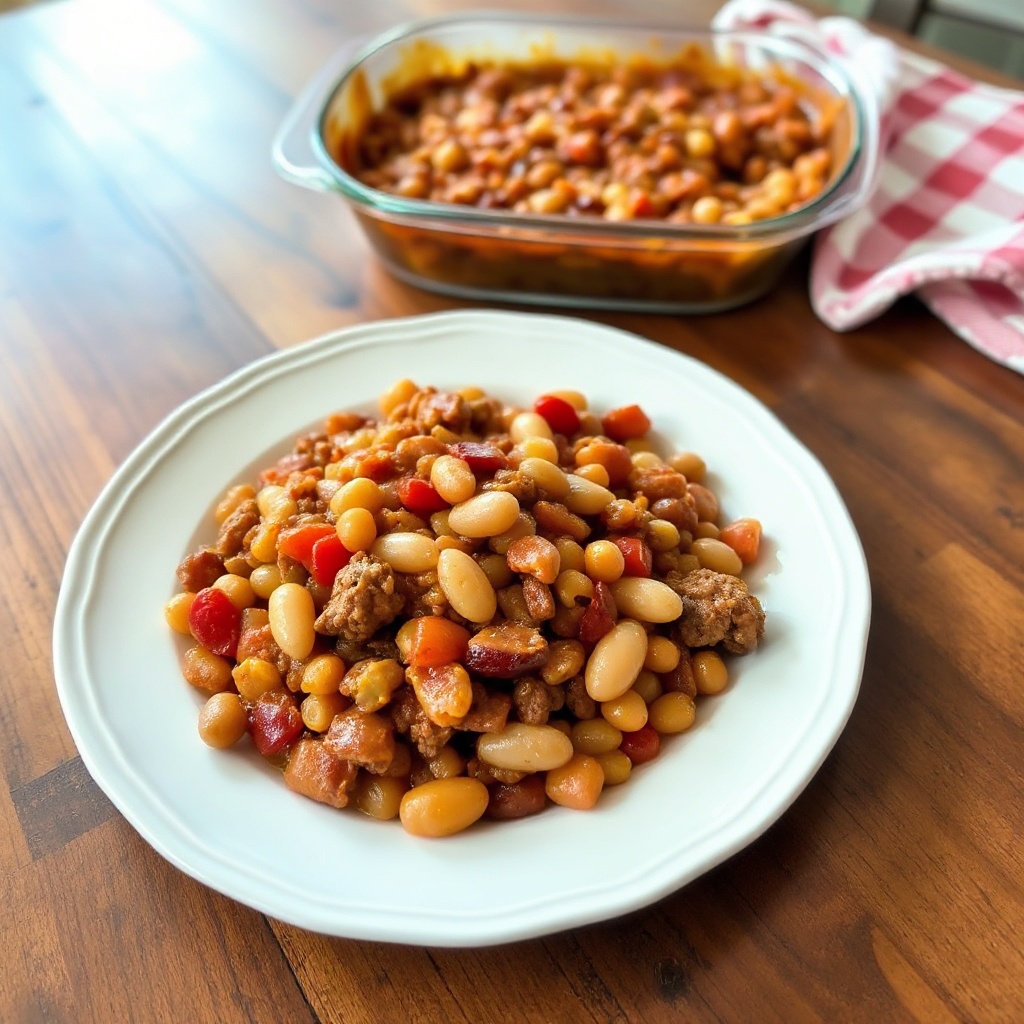 Savory Baked Bean Medley