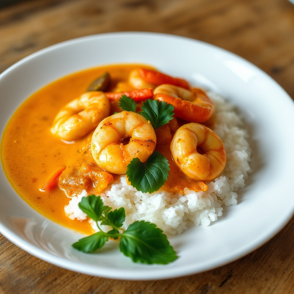 Creamy Coconut Shrimp Curry