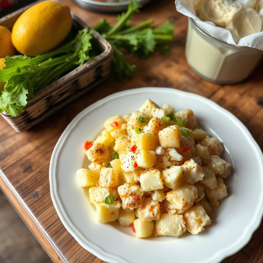 Cremiger Picknick-Kartoffelsalat