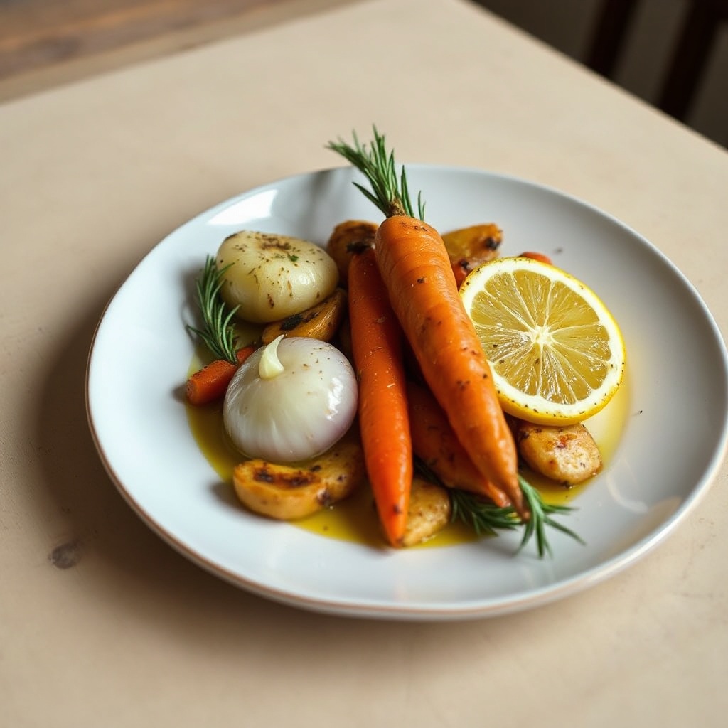 Verdure Arrosto agli Agrumi e Erbe